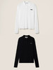 MIU-S 强捻纱透视长袖Polo 商品缩略图0