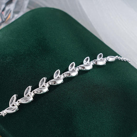 子佩集S925银【岁岁欢愉】手链【YS-0687】纯银时尚麦穗锆石手链2503 商品图6