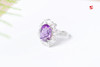 紫水晶戒指【若棠】，925银镶 商品缩略图2