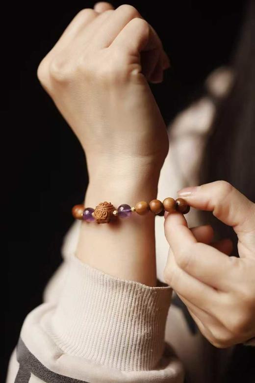 聚宝盆老山檀香原创手串 8mm*18颗 商品图6