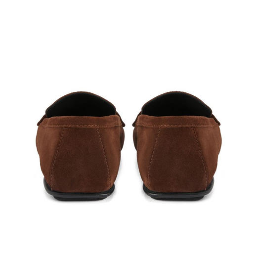 Giuseppe Zanotti 男士签名徽标绒面革莫卡辛鞋 棕色 EU50021002 商品图2