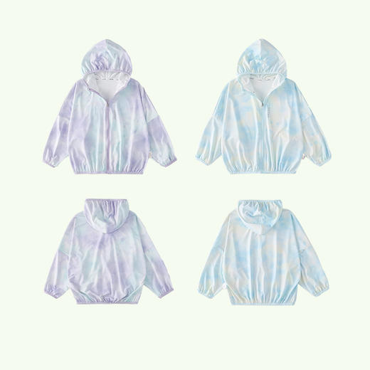 【防晒+凉感】棉花堂2025年新款冰皮晕染童装防晒衣F251170 商品图4