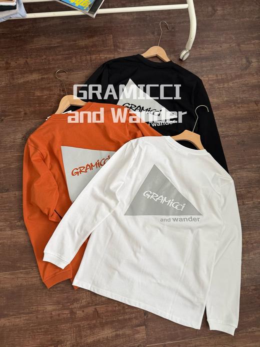 GRAMICCI x and wander联名 重磅纯棉纯棉230克长袖T恤 商品图2