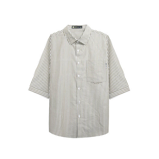 【断码清仓】HX 夏季翻领中袖衬衫S103522065101/02 商品图2