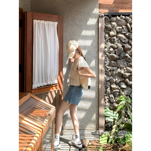 <曾小咸推荐>4.6现货秒杀 ！微信超特价！复古A字阔腿牛仔短裤 日常159.99 立减90 秒杀69.99！！ 商品图3