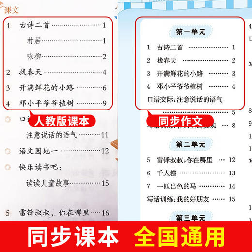 小学生同步作文 6册   紧扣教材，选材丰富，图文并茂，循序渐进  方法指导重点批注1-6年级小学入门起步专项训练作文大全 商品图7