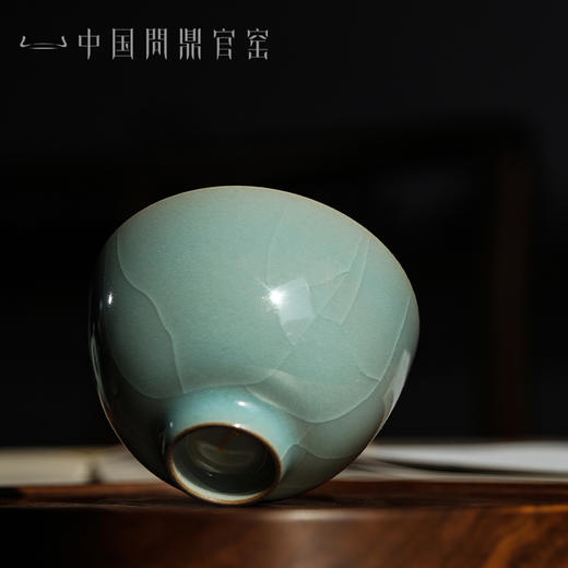 问鼎官窑卓鑫伟牛角款鸡心杯 商品图3