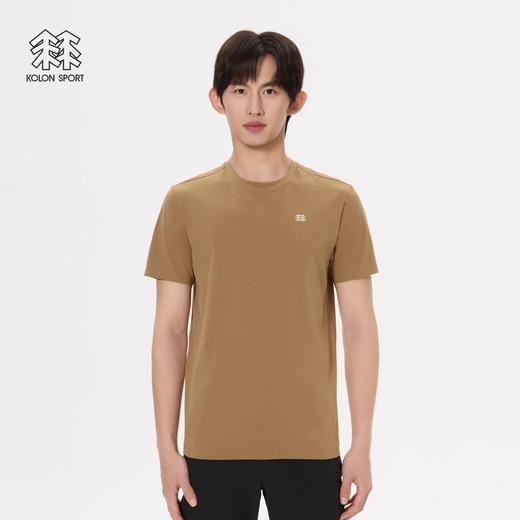 K隆 立体硅胶LOGO速干运动圆领短袖T恤 Z-15160 商品图0