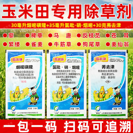 玉米田苗后除草方案氯氟吡氧乙酸硝磺草酮烟嘧磺隆玉米田除草剂 商品图2