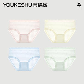 有棵树冰丝中腰纯棉裆女士内裤3条装-U3173