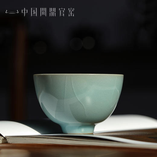 问鼎官窑卓鑫伟牛角款鸡心杯 商品图0