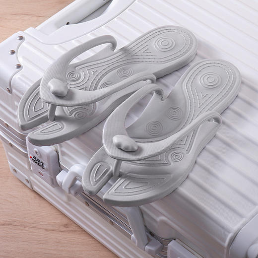 【便携式折叠拖鞋】出差旅行游泳 酒店轻便防滑男 旅游沙滩人字拖凉拖  商品图11