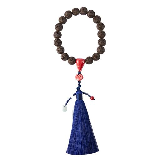 同仁堂男版十八子檀香沉香文玩手串生日礼物送男朋友老公 男版十八子（手持） 商品图3