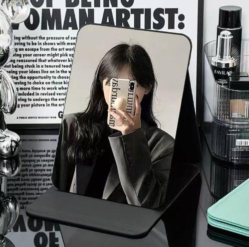 （文创）可折叠化妆镜星耀黑150*210mmJS（任亿果） 商品图0