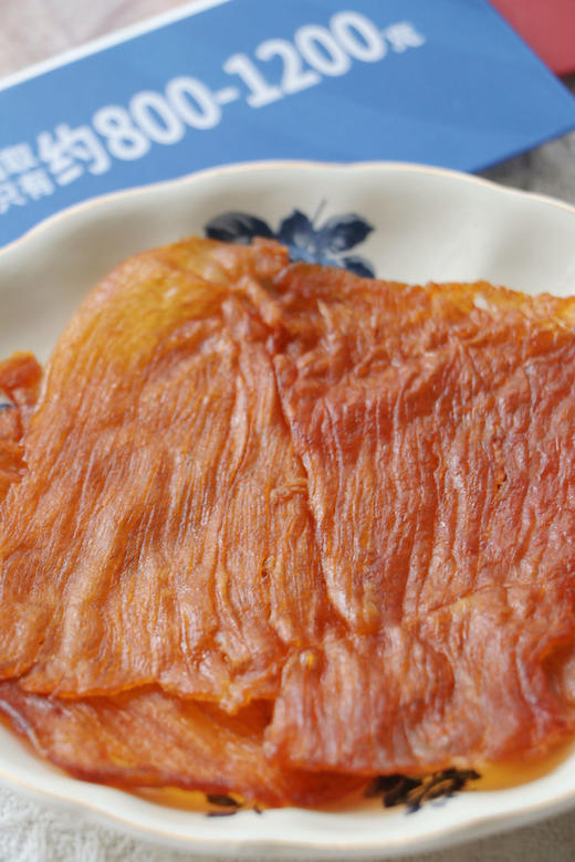 薄如蝉翼的小米龙肉脯！【原切虎皮猪肉干】✅优质原切猪臀肉 肉质紧实 劲道软韧✅8道匠心工艺捶打制作 薄如蝉翼 低温慢烤 焦香十足 商品图4