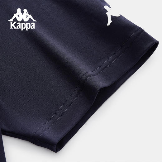 Kappa卡帕背靠背运动短袖t恤男2025新款夏季休闲圆领透气上衣男士K0F32TD44 商品图4