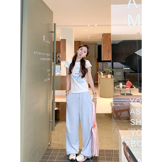 【99元任选2件】可爱猫咪印花短袖T 商品图4