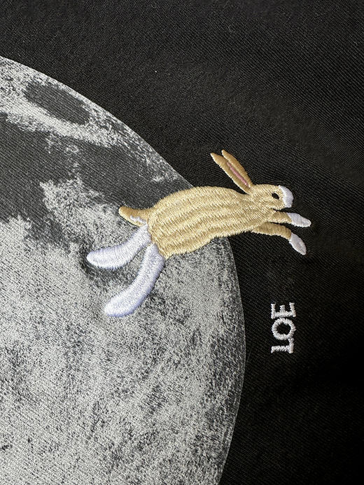 现货 THS-限时 loe家 可可爱爱大月亮短袖T恤 BH2582 商品图4