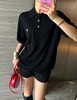 中性款logo刺绣针织短袖Polo衫合身版 商品缩略图4