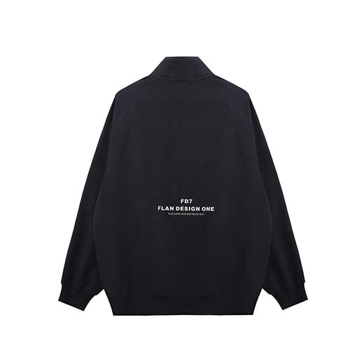 【新品上新】HX 春季中领半开胸卫衣Z106510002101/02 商品图1