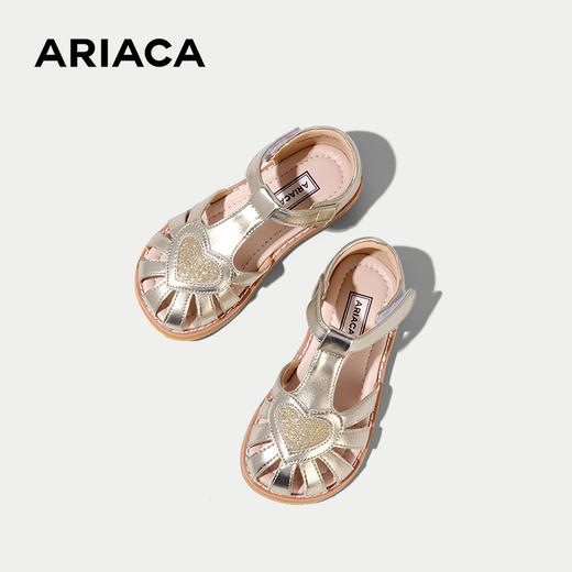ARIACA艾芮苏女童公主凉鞋2025夏季新款宝宝软底儿童包头鞋小女孩1856-3 商品图5