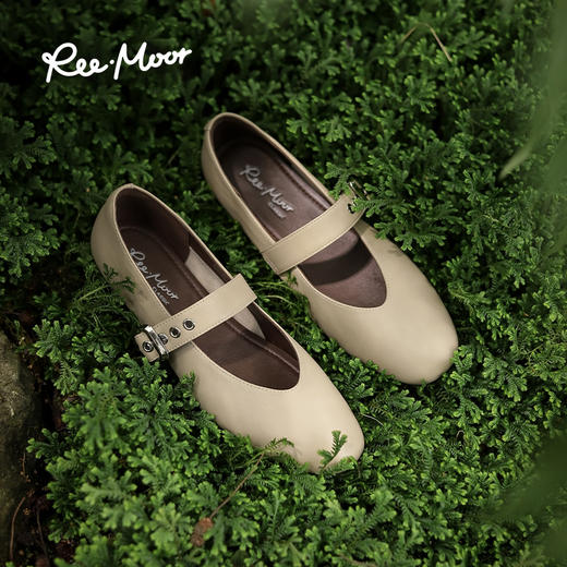 【木兰专享】【拍下减20】Reemoor睿慕真皮玛丽珍鞋女鞋25年新款 | 软弹鞋型、轻盈脚感、休闲百搭 商品图7