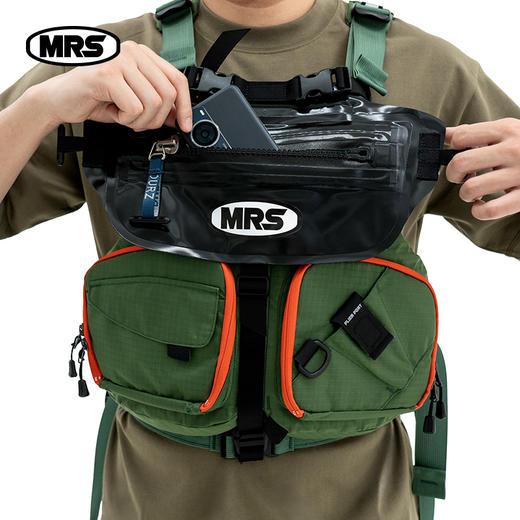 MRS 第二代新款救生衣外挂气密防水袋 防水胸包 商品图1