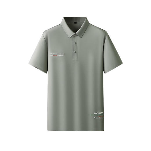 【DPF】大依优型大码短袖POLO衫夏季薄款冰丝弹力体恤男士加大码运动休闲半袖胖子 商品图5