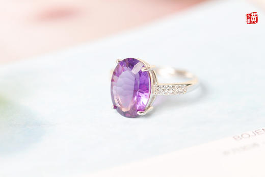 【初语】紫水晶戒指 商品图5