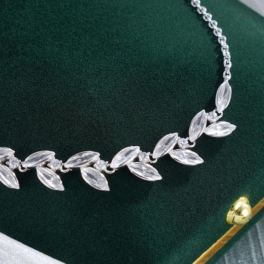 子佩集S925银【岁岁欢愉】手链【YS-0687】纯银时尚麦穗锆石手链2503 商品图2