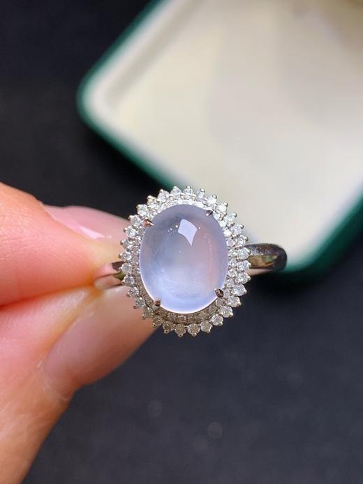 蛋面翡翠戒指 商品图0