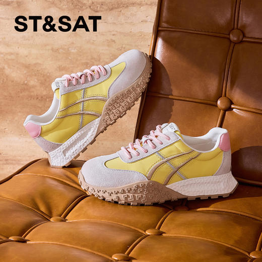 【多巴胺配色】星期六时尚拼色厚底阿甘鞋SSD1112CC4 商品图5