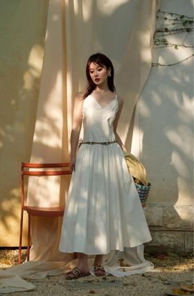 【门店同款】ENJOY夏季都市漫游简约收腰吊带裙 162253035