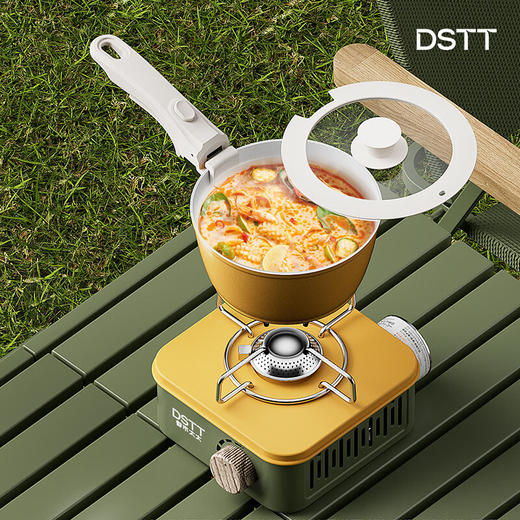 都市太太都市太太微食代便携烹饪套装便携式卡式炉汤锅组合野营烧烤必备 商品图1
