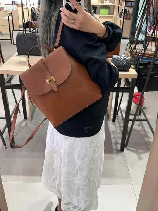 Fossil纯牛皮金属扣双肩包💰958‼️顶级头层小牛皮🐂 商品图6