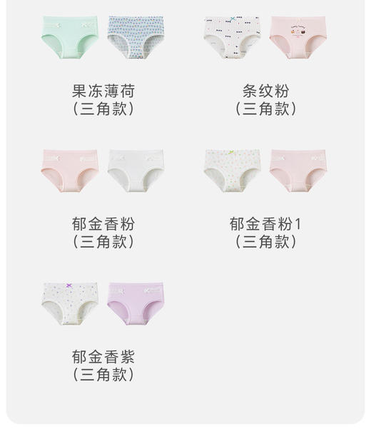 【云优选】栀柔儿童内裤宝宝男女童透气莫代尔a类7A抗菌四三平角裤新款网眼（贴身衣物不支持7天无理由退货，介意慎拍） 商品图12