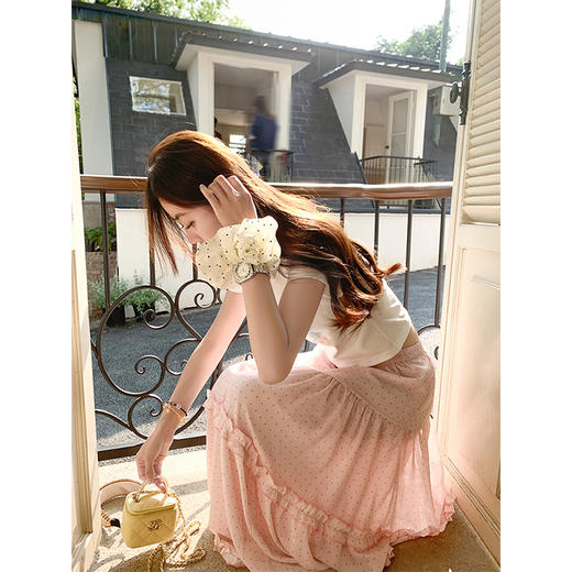 <曾小咸推荐>3.29现货秒杀 ！微信超特价！韩系波点半身裙 日常179.99 立减90 秒杀89.99！！ 商品图1