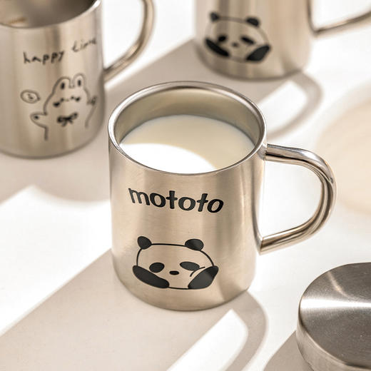 摩登主妇mototo不锈钢马克杯家用喝水杯特别好看的办公室冲泡杯子 商品图0