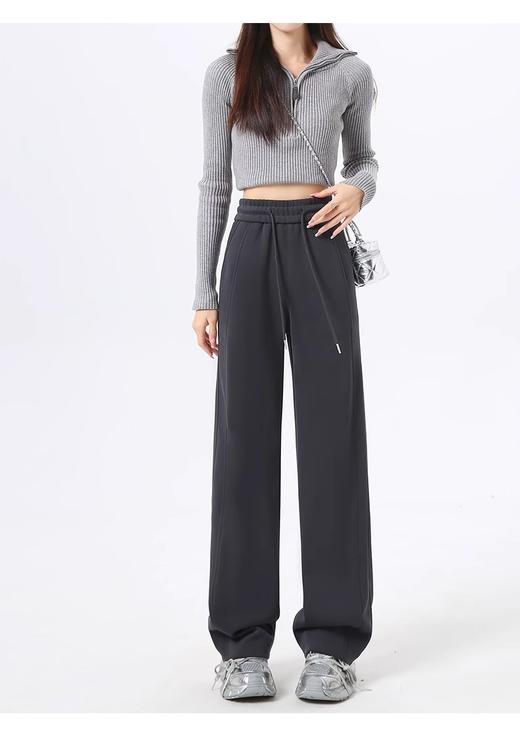 裁缝学苑AQ446窄版阔腿裤纸样女装新款运动裤直筒卫裤子样板图纸 商品图6