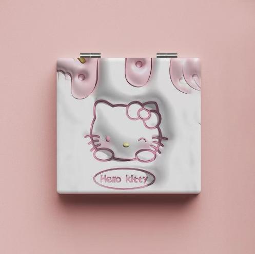 （文创）三丽鸥便携镜凯蒂猫JS（任亿果） 商品图0