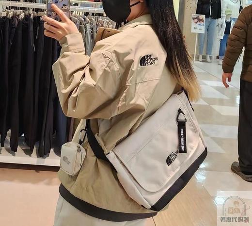 TNF 防水耐脏易清洗 单肩斜挎大容量邮差包 Z-15161 商品图7