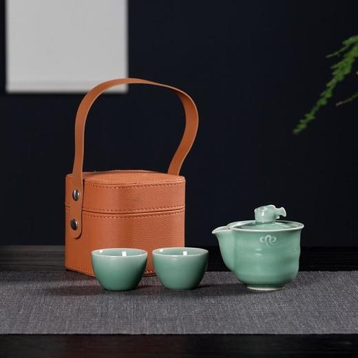 龙泉青瓷新品 便携旅行套装 三星堆文创/年年有鱼/飞鱼快客款 商品图5