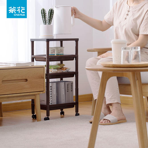 茶花多纳可移动三层置物架113001 商品图5