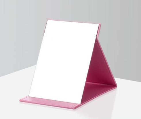 （文创）可折叠化妆镜粉色150*210mmJS（任亿果） 商品图0