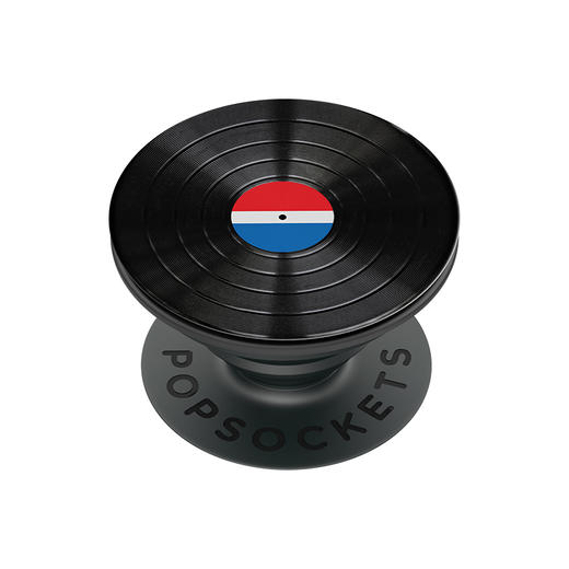 【播放此刻】POPGRIP粘贴式支架 转个不停系列 流行黑胶 商品图0