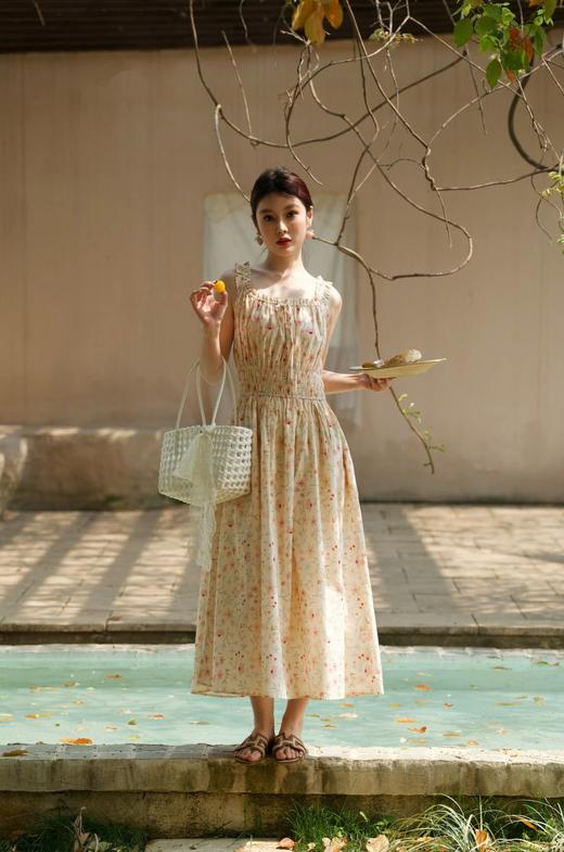 【门店同款】ENJOY夏季“悠然之境”油画打揽连衣裙 162253131 商品图0