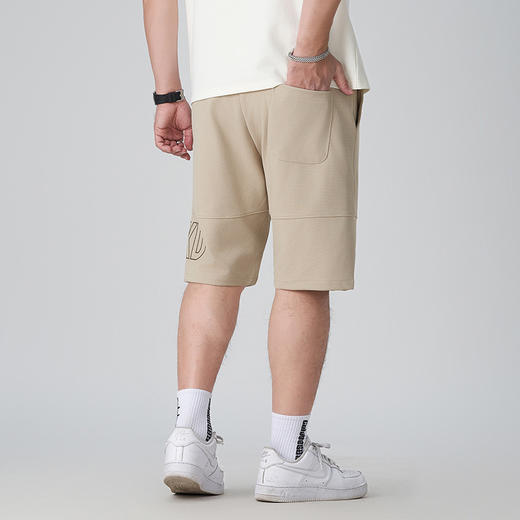 【DMH】大依优型大码五分短裤高街潮牌大码裤子男夏宽松百搭短裤美式运动休闲裤 商品图3