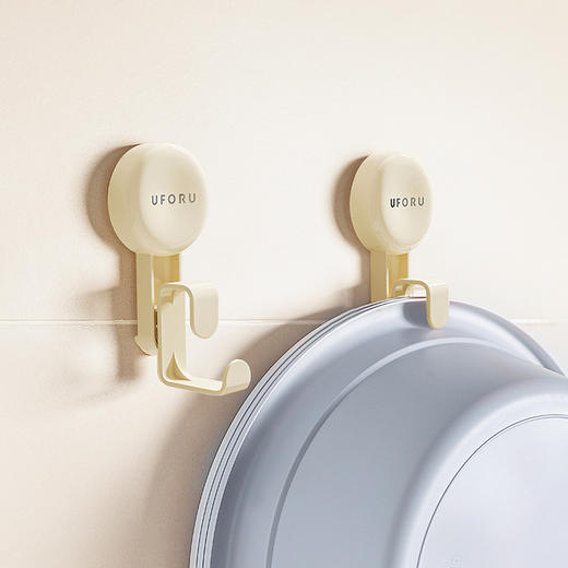 摩登主妇脸盆挂钩吸盘免打孔强力承重浴室浴盆收纳架墙壁挂盆神器 商品图0