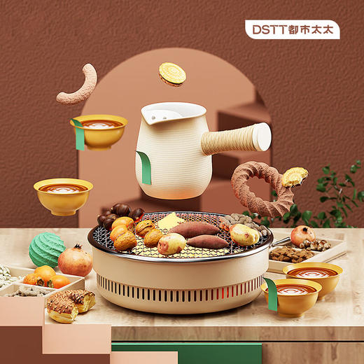 都市太太都市太太都可煮陶土罐家用烤奶罐围炉煮茶玫瑰花茶大容量奶茶罐罐 商品图2