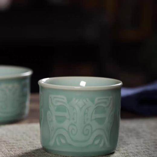 龙泉青瓷新品 便携旅行套装 三星堆文创/年年有鱼/飞鱼快客款 商品图13